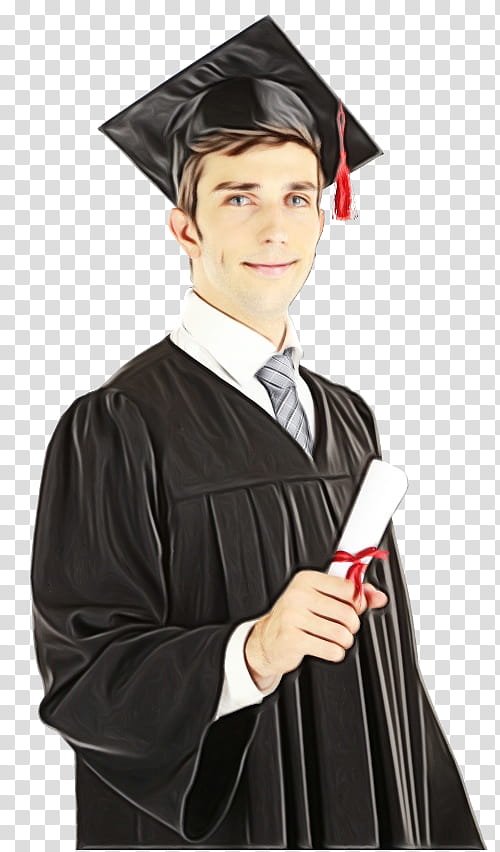 Robe Academic dress Clothing Gown, blue graduation cap transparent  background PNG clipart | HiClipart