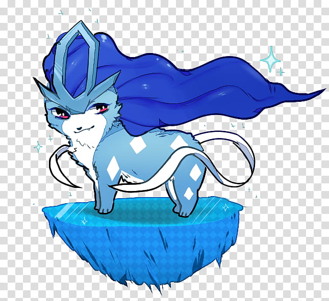 Shiny Suicune transparent background PNG clipart