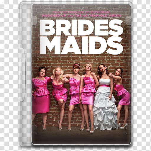 Movie Icon , Bridesmaids, Brides Maids DVD case transparent background PNG clipart