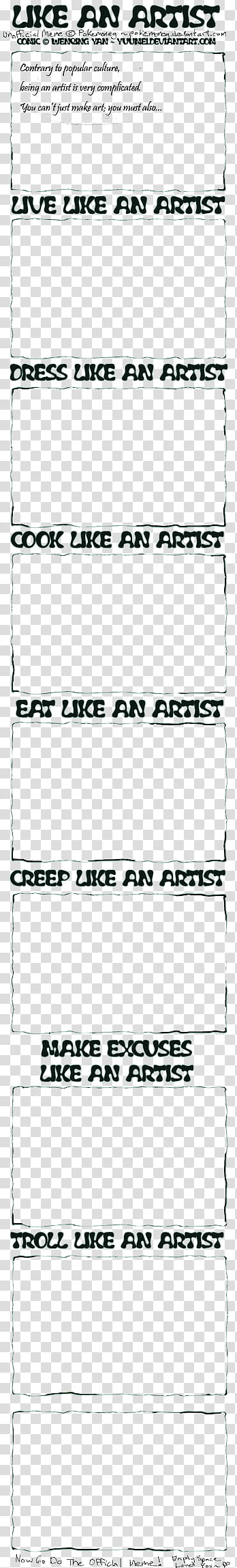 Like an Artist Meme, like an artist text transparent background PNG clipart