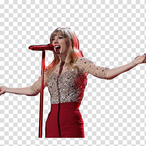 Taylor Swift concert transparent background PNG clipart