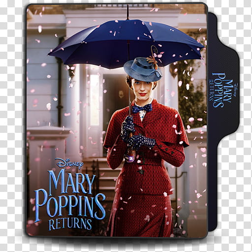 Mary Poppins Returns  Movie Folder Icon ,  () transparent background PNG clipart