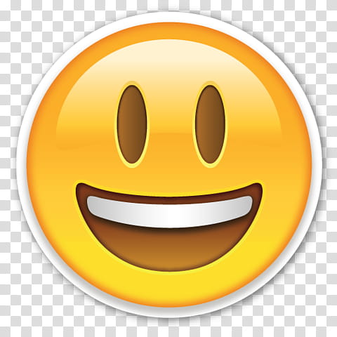 EMOJI STICKER , happy emoji illustration transparent background PNG ...