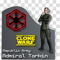 Star Wars The Clone Wars Republic Army, Admiral Tarkin transparent background PNG clipart