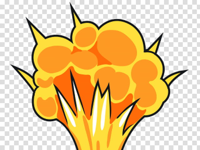 Flowers, Explosion, Bomb, Drawing, Explosive, Nuclear Explosion, Cartoon, Yellow transparent background PNG clipart