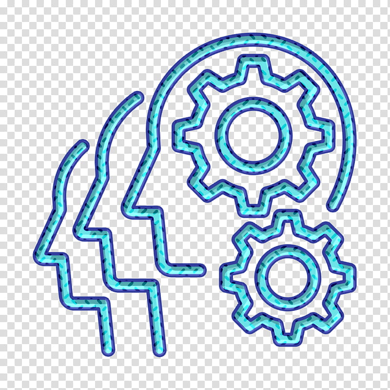 cogwheel icon finance icon gears icon, Team Icon, Teamwork Icon, Line, Electric Blue, Circle, Symbol transparent background PNG clipart