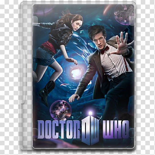 TV Show Icon , Doctor Who, Doctor Who DVD case transparent background PNG clipart