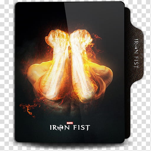 Marvel Iron Fist Series Folder Icon, IF MF () transparent background PNG clipart