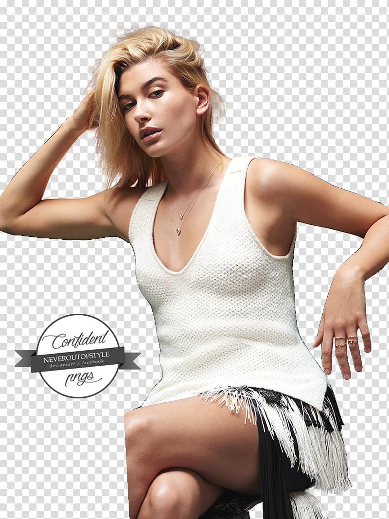 Hailey Baldwin, __by_neveroutofstyle-dan transparent background PNG clipart