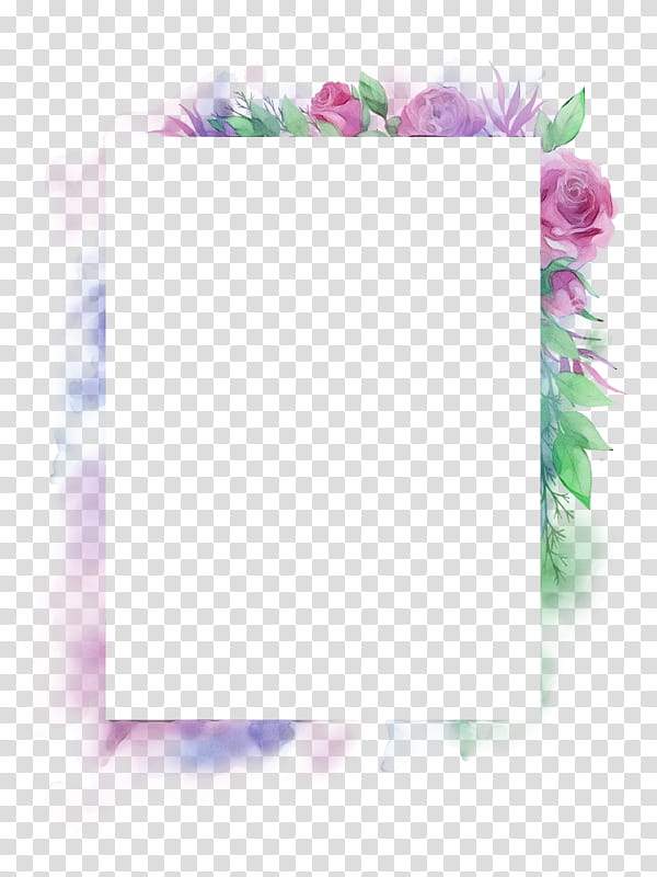 frame, Watercolor, Paint, Wet Ink, Purple, Frame, Plant, Paper Product transparent background PNG clipart