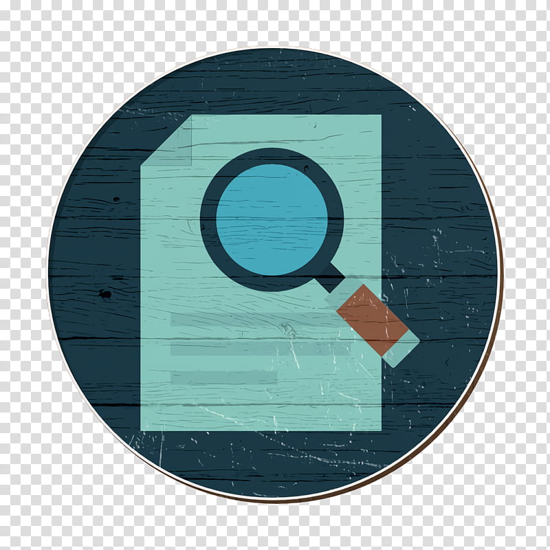 Search icon Reports and Analytics icon, Aqua, Magnifying Glass, Circle, Diagram, Magnifier transparent background PNG clipart