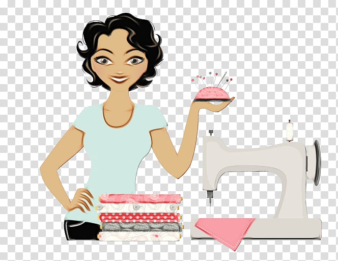 sewing machine home appliance dressmaker office equipment, Watercolor, Paint, Wet Ink transparent background PNG clipart