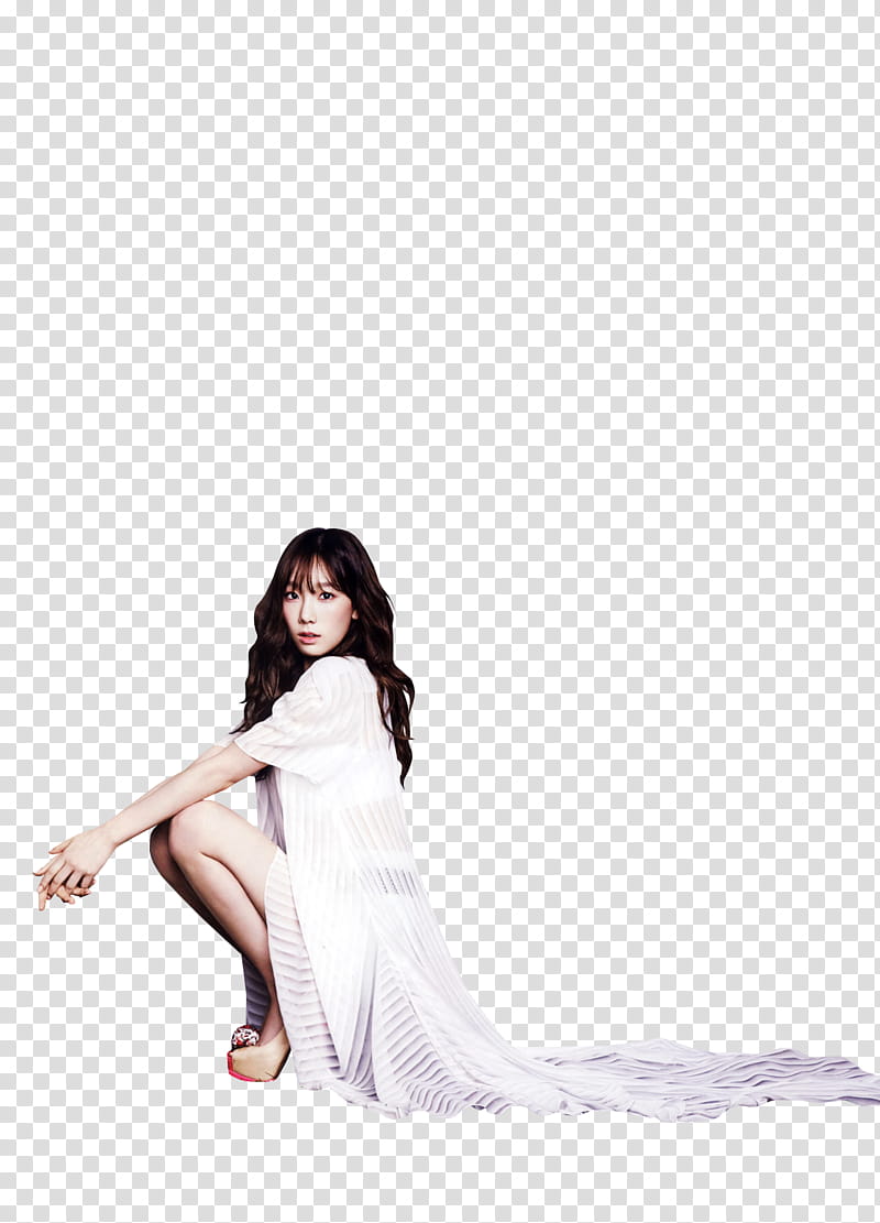 TAEYEON SNSD , sitting Girl's Generation Kim Tae-Yeon transparent background PNG clipart