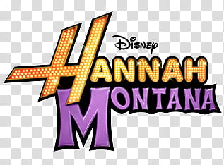 Logos, Disney Hannah Montana logo transparent background PNG clipart