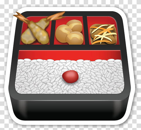 EMOJI STICKER , bento box transparent background PNG clipart