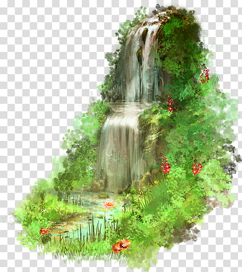 water fall clipart