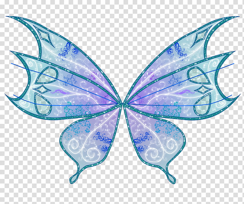 green and purple butterfly transparent background PNG clipart