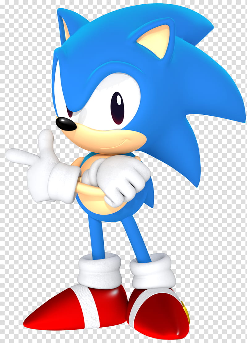 Classic Sonic from the Sonic Mania Poster, Sonic the Hedgehog transparent background PNG clipart