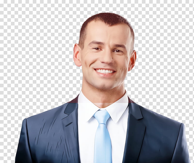 suit white-collar worker chin forehead male, Whitecollar Worker, Businessperson, Formal Wear, Tie, Gentleman, Smile transparent background PNG clipart