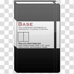 Moleskine Unwrapped Edition transparent background PNG clipart