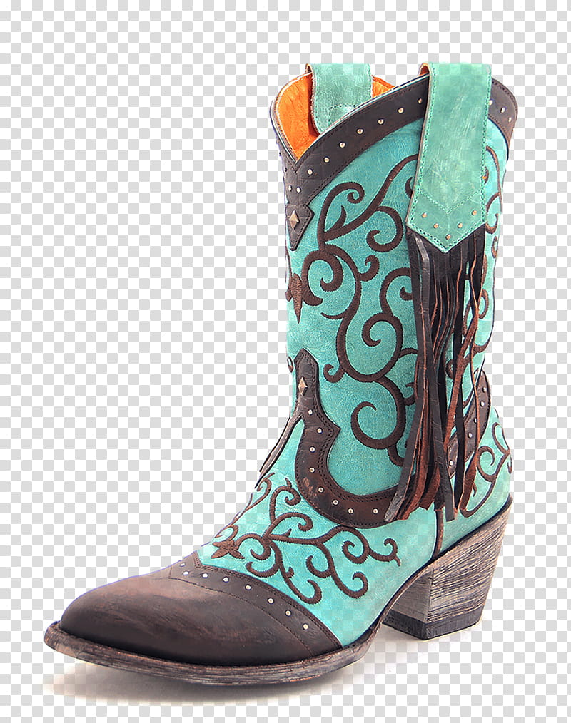 Cowboy Boot Footwear, Shoe, Leather, Western, Turquoise, Outdoor Shoe, Work Boots transparent background PNG clipart