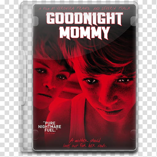Movie Icon Mega , Goodnight Mommy, Goodnight Mommy DVD case transparent background PNG clipart