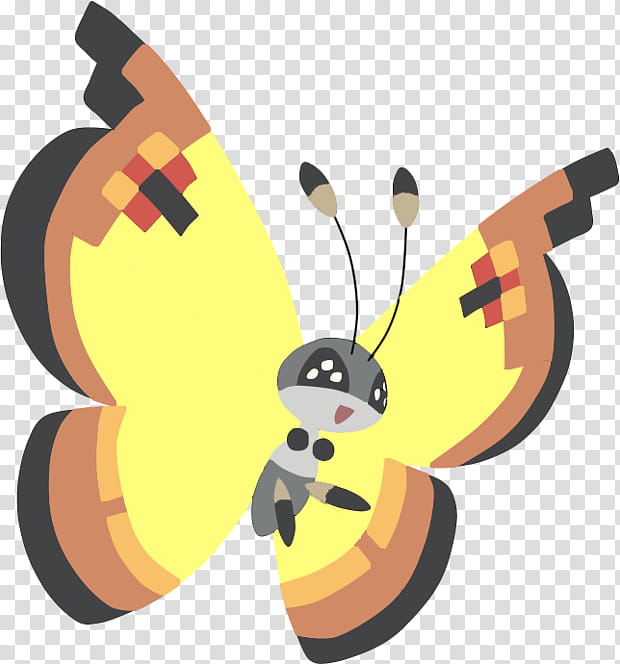 Ladybird, Video Games, Butterfree, Porygon, Game Freak, Yellow, Insect, Pollinator transparent background PNG clipart