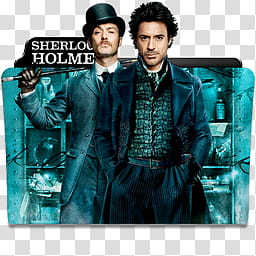 Sherlock Holmes Collection Folder Icon transparent background PNG clipart