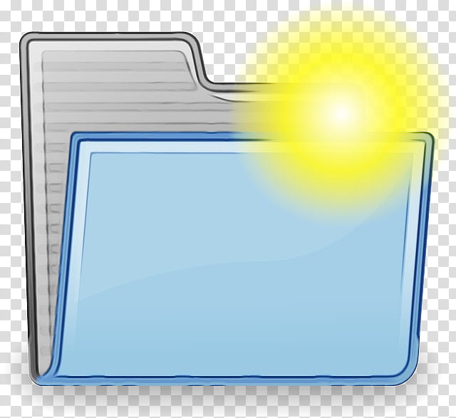 Computer icon, Watercolor, Paint, Wet Ink, Folder, Line, Document, Paper Product transparent background PNG clipart
