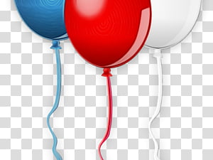 Birthday Party Balloon Ballon Bleu Red White Ballons Anniversaire Drawing Blue Transparent Background Png Clipart Hiclipart