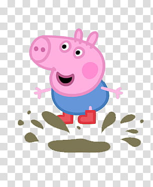 Peppa Pig illustration transparent background PNG clipart