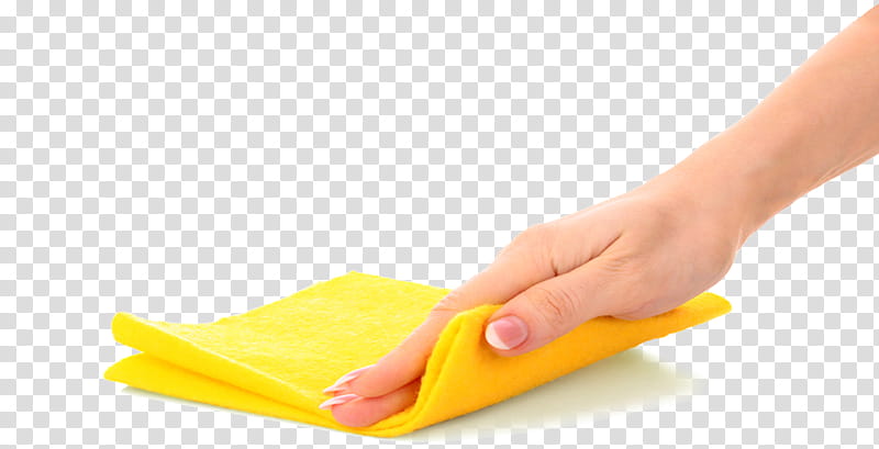 Kitchen, Hand, Cloth Napkins, Towel, Finger, Kitchen Paper, Service, Yellow transparent background PNG clipart