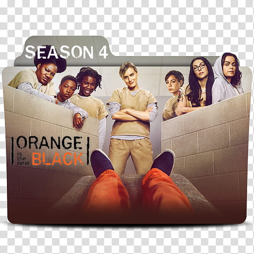 Orange is the new Black Folder Icon , oitnb season b transparent background PNG clipart