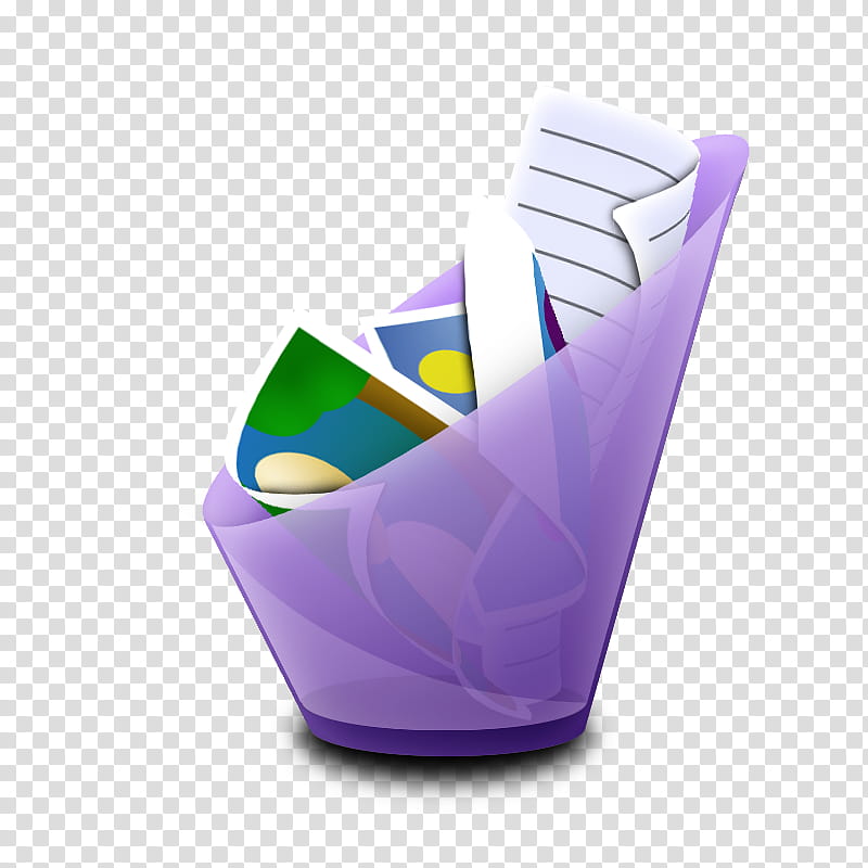 Cartoon Computer, Desktop Environment, Computer Software, Theme, Trash, User Interface, Purple, Plastic transparent background PNG clipart