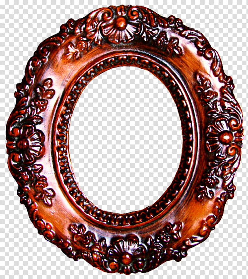 Rich Mahogany Victorian Frame transparent background PNG clipart