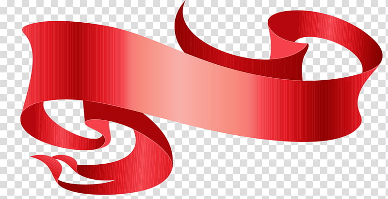 Red Background Ribbon, Logo, Line, Material Property transparent background PNG clipart