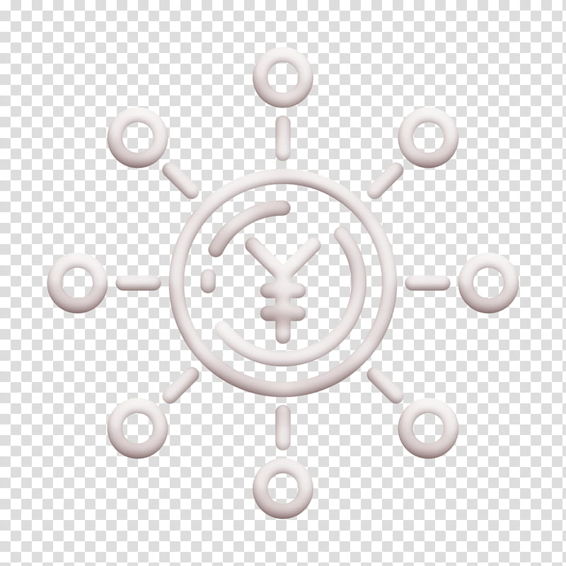 Money Funding icon Yen icon, Logo, Symbol, Circle, Emblem, Clock, Symmetry transparent background PNG clipart