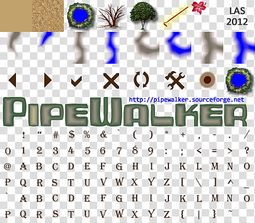 Pipewalker OASIS theme    or newer, PipeWalker symbols and letters transparent background PNG clipart