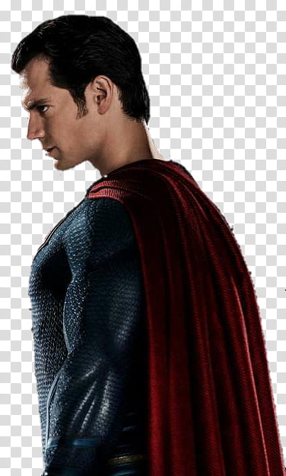 Man Of Steel Render, Henry Cavill wearing superman costume transparent background PNG clipart
