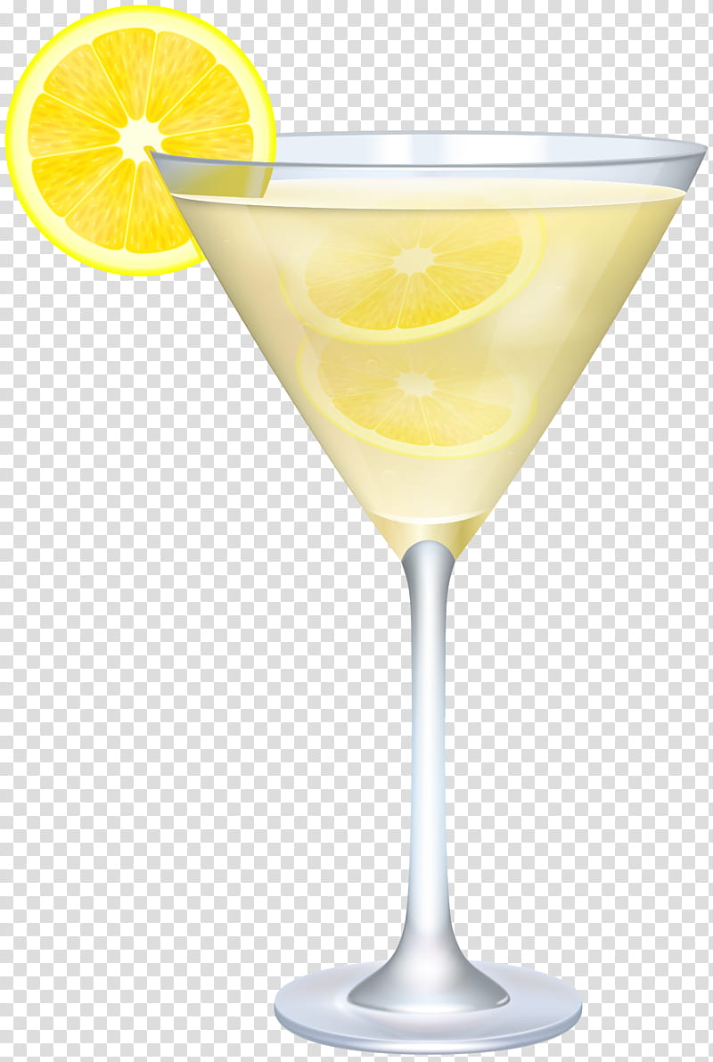 Cartoon Lemon, Cocktail Garnish, Margarita, Martini, Daiquiri, Sour, Harvey Wallbanger, Wine Cocktail transparent background PNG clipart