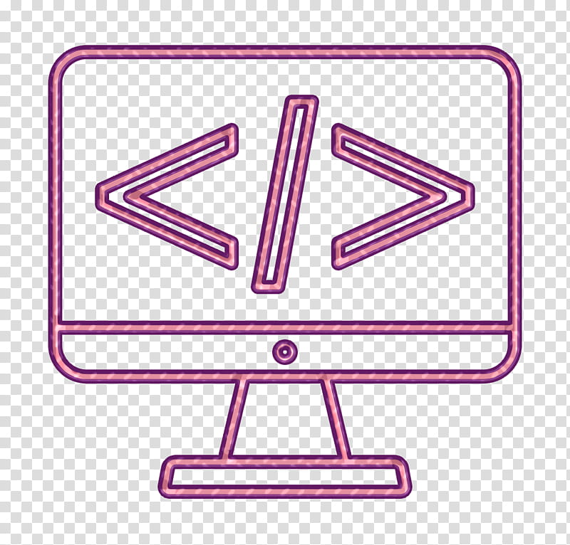 coding icon computer icon desktop icon, Desktopicon, Error Icon, Hacker Icon, Imac Icon, Line, Sign, Rectangle transparent background PNG clipart
