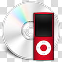 iTunes Minuet, red icon transparent background PNG clipart