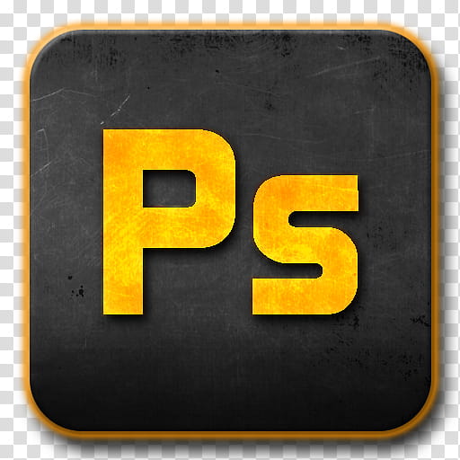 Orange Phoenix Icon , shop, yellow Ps text illustration transparent background PNG clipart