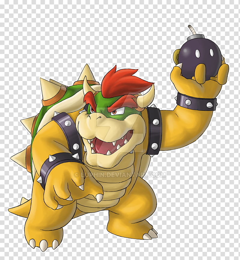 B for Bowser transparent background PNG clipart
