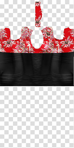 Desire Dress, red, white, and black floral apparel transparent background PNG clipart