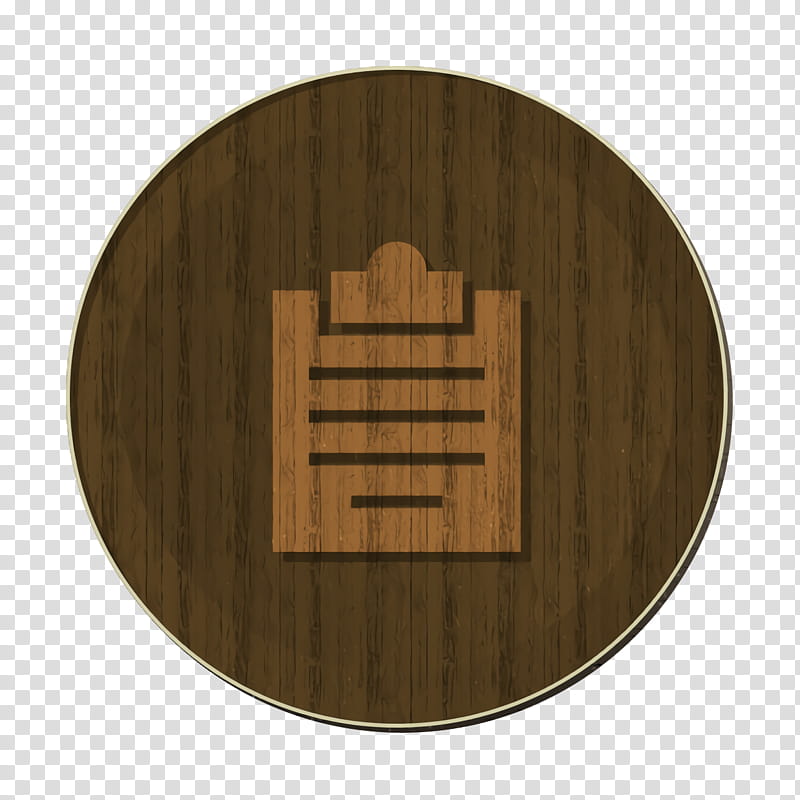 business icon checking icon clipboard icon, Document Icon, Report Icon, Tasks Icon, Verification Icon, Brown, Beige, Wood transparent background PNG clipart