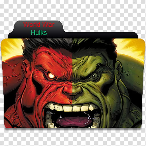 Marvel Comics Folder , World War Hulks transparent background PNG clipart