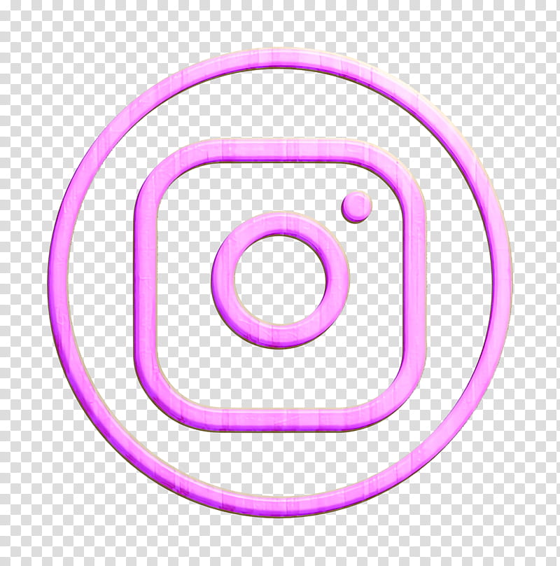 instagram icon icon, Icon, Pink, Circle, Symbol transparent background PNG clipart