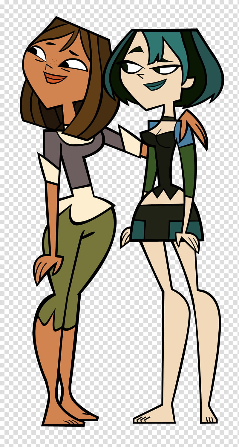TDAS Courtney and Gwen in Barefeet transparent background PNG clipart