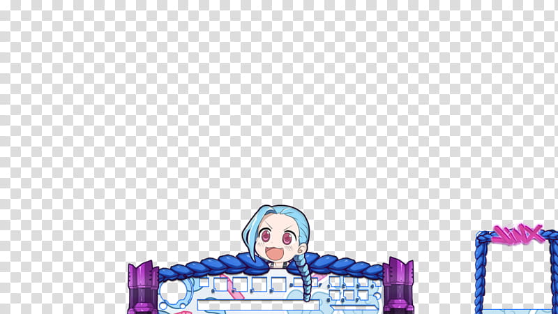 Jinx season  HUD for League of Legends transparent background PNG clipart